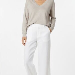 a new day Cream V-Neck Sweater